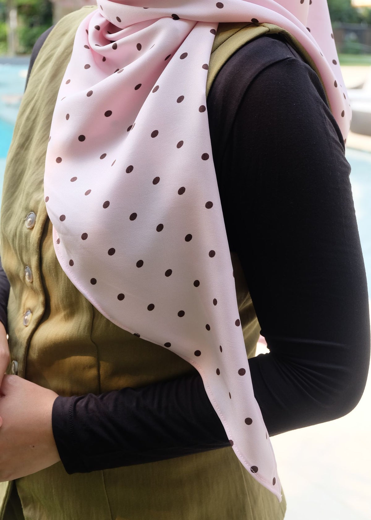 EVERYDAY SoftFlow Polka Triscarf