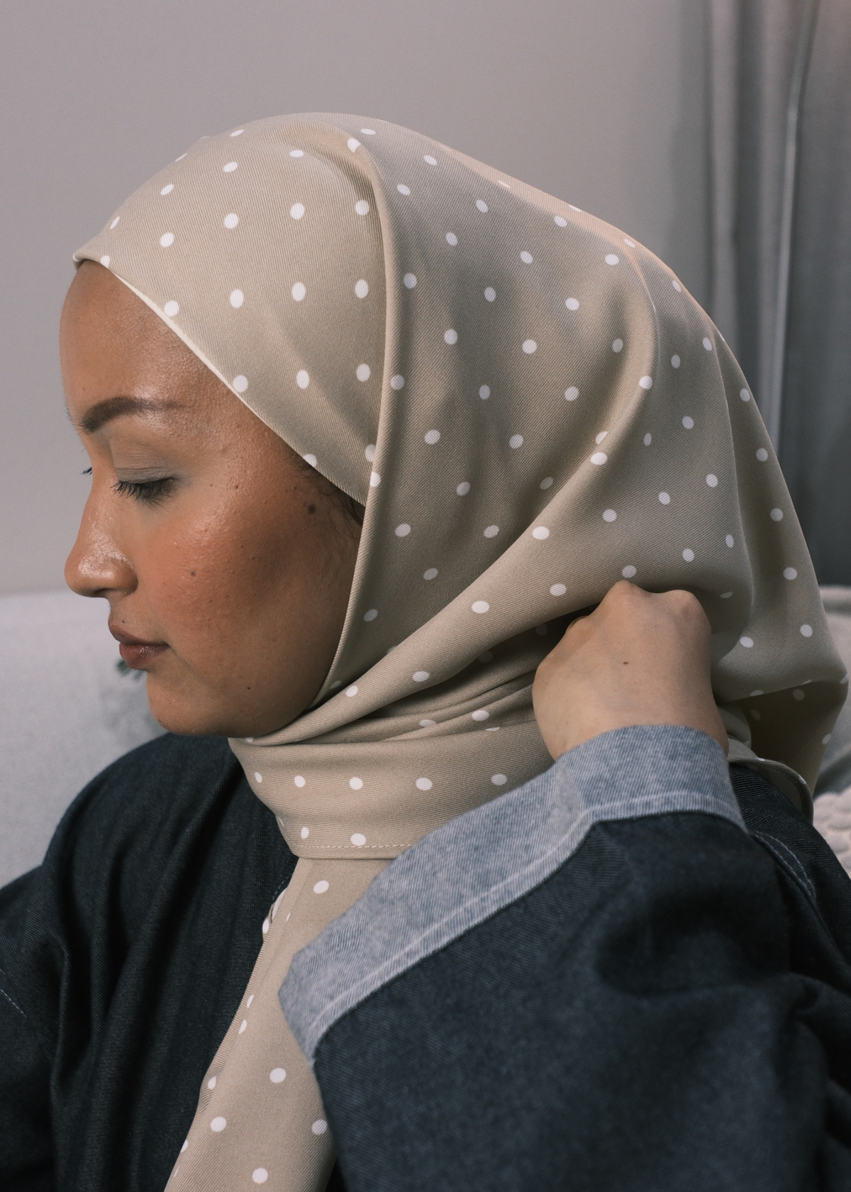 EVERYDAY SoftFlow Polka Triscarf