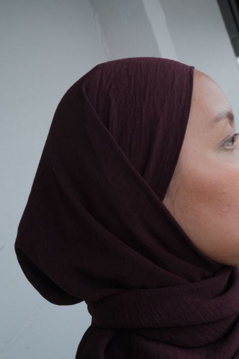 EFFORTLESS Tieback Crepe Triscarf